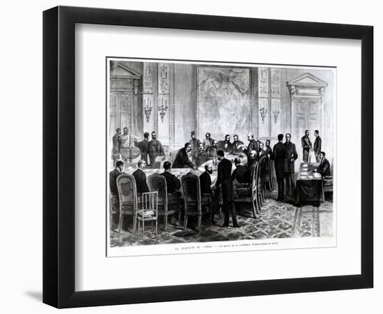 Discussion of the Congo Question at the Berlin Conference of 1884-85, 1885-Pierre Emile Tilly-Framed Giclee Print