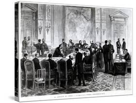 Discussion of the Congo Question at the Berlin Conference of 1884-85, 1885-Pierre Emile Tilly-Stretched Canvas