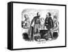 Discussion over the Future Ruler of Unified Italy, 1860-null-Framed Stretched Canvas