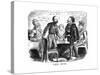 Discussion over the Future Ruler of Unified Italy, 1860-null-Stretched Canvas