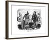 Discussion over the Future Ruler of Unified Italy, 1860-null-Framed Giclee Print
