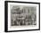 Disembarkation of Wounded Italian Soldiers from Abyssinia at Naples-null-Framed Giclee Print