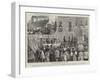 Disembarkation of Wounded Italian Soldiers from Abyssinia at Naples-null-Framed Giclee Print