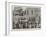 Disembarkation of Wounded Italian Soldiers from Abyssinia at Naples-null-Framed Giclee Print