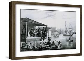 Disembarkation-Johann Moritz Rugendas-Framed Giclee Print