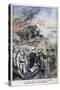 Disembarking Troops at Guantanamo, Cuba, 1898-F Meaulle-Stretched Canvas