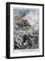 Disembarking Troops at Guantanamo, Cuba, 1898-F Meaulle-Framed Giclee Print