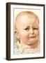 Disgruntled Baby-null-Framed Art Print