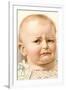 Disgruntled Baby-null-Framed Art Print