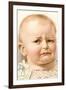 Disgruntled Baby-null-Framed Art Print