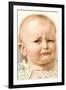 Disgruntled Baby-null-Framed Art Print