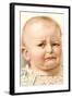 Disgruntled Baby-null-Framed Art Print