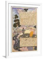 Disguised Vishnu and a Brahman-null-Framed Art Print