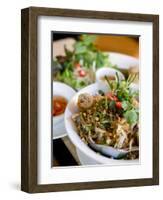 Dish at the Cyclo Vietnamese Restaurant, Munich, Germany-Yadid Levy-Framed Photographic Print