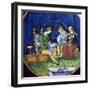 Dish known as the Portrait Painter, 15th century-Unknown-Framed Giclee Print