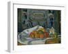 Dish of Apples, c.1876-77-Paul Cezanne-Framed Giclee Print