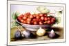 Dish of Cherries with Figs and Medlars-Giovanna Garzoni-Mounted Art Print