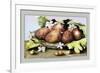 Dish of Figs with Jasmine and Small Pears-Giovanna Garzoni-Framed Art Print