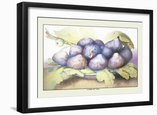 Dish of Figs-Giovanna Garzoni-Framed Art Print