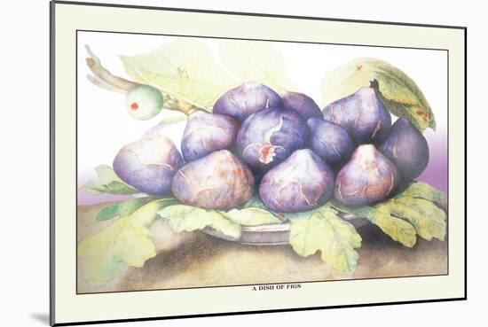 Dish of Figs-Giovanna Garzoni-Mounted Art Print