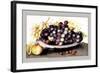 Dish of Grapes and Peaches-Giovanna Garzoni-Framed Art Print