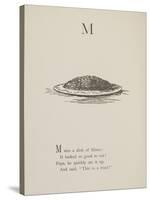 Dish Of Mince Illustrations and Verses From Nonsense Alphabets Drawn and Written by Edward Lear.-Edward Lear-Stretched Canvas