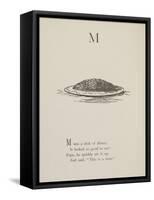 Dish Of Mince Illustrations and Verses From Nonsense Alphabets Drawn and Written by Edward Lear.-Edward Lear-Framed Stretched Canvas
