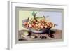 Dish of Small Pears with Medlars and Cherries-Giovanna Garzoni-Framed Art Print