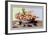 Dish of Small Pears with Medlars and Cherries-Giovanna Garzoni-Framed Art Print