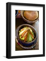 Dish of Tagine, Restaurant, Medina, Marrakech, Morocco, North Africa, Africa-Guy Thouvenin-Framed Photographic Print