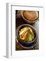 Dish of Tagine, Restaurant, Medina, Marrakech, Morocco, North Africa, Africa-Guy Thouvenin-Framed Photographic Print