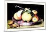 Dish with Apples and Almonds-Giovanna Garzoni-Mounted Art Print