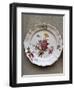 Dish with Floral Motifs, Ceramic, Strasbourg Manufacture, France-Joseph Harold Swanwick-Framed Giclee Print