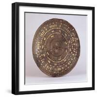 Dish with Ten Circles of Scythian Motifs, from Ziwiyeh, Iran, circa 7th Century BC-Scythian-Framed Giclee Print