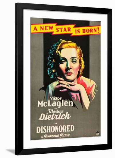 Dishonored, 1931-null-Framed Giclee Print