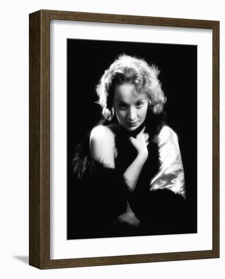 Dishonored, Marlene Dietrich, Directed by Josef Von Sternberg, 1931-null-Framed Photographic Print
