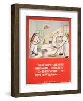 Disinfecting a Room-null-Framed Art Print