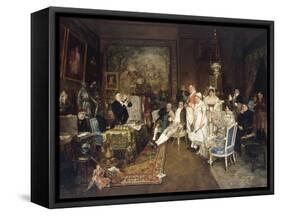 Disinherited-Francois Adolphe Grison-Framed Stretched Canvas