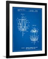 Disk Golf Basket 1988 Patent-Cole Borders-Framed Art Print