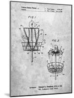 Disk Golf Basket 1988 Patent-Cole Borders-Mounted Art Print
