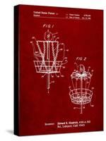 Disk Golf Basket 1988 Patent-Cole Borders-Stretched Canvas
