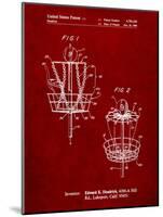 Disk Golf Basket 1988 Patent-Cole Borders-Mounted Art Print