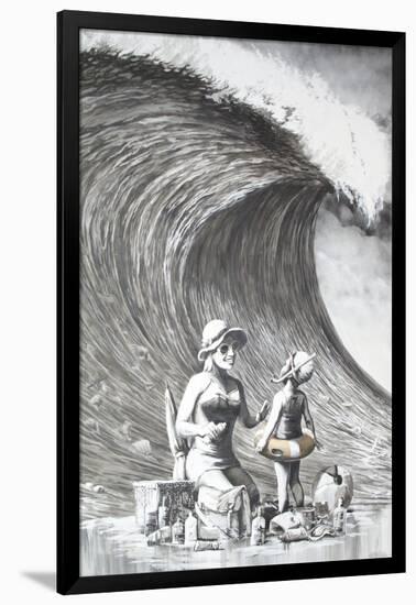 Dismal Beach-Banksy-Framed Giclee Print