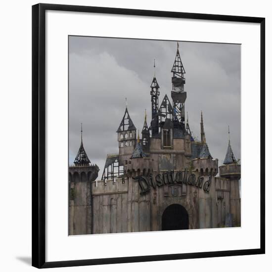 Dismal's Castle Photo-Banksy-Framed Giclee Print