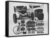 Dismantled Stock Car-Andreas Feininger-Framed Stretched Canvas