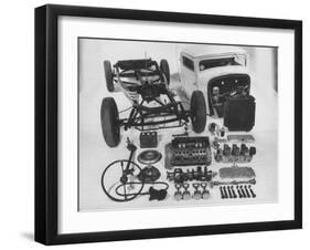 Dismantled Stock Car-Andreas Feininger-Framed Photographic Print