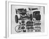 Dismantled Stock Car-Andreas Feininger-Framed Photographic Print