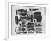 Dismantled Stock Car-Andreas Feininger-Framed Photographic Print