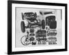 Dismantled Stock Car-Andreas Feininger-Framed Photographic Print