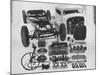 Dismantled Stock Car-Andreas Feininger-Mounted Photographic Print